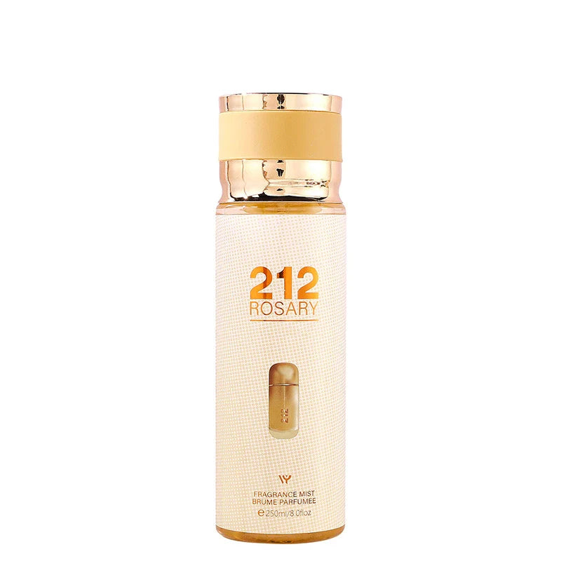 LYRZIX 212 ROSARY Champagne Rose Body Mist 250ml front bottle for daily wear and gifting
