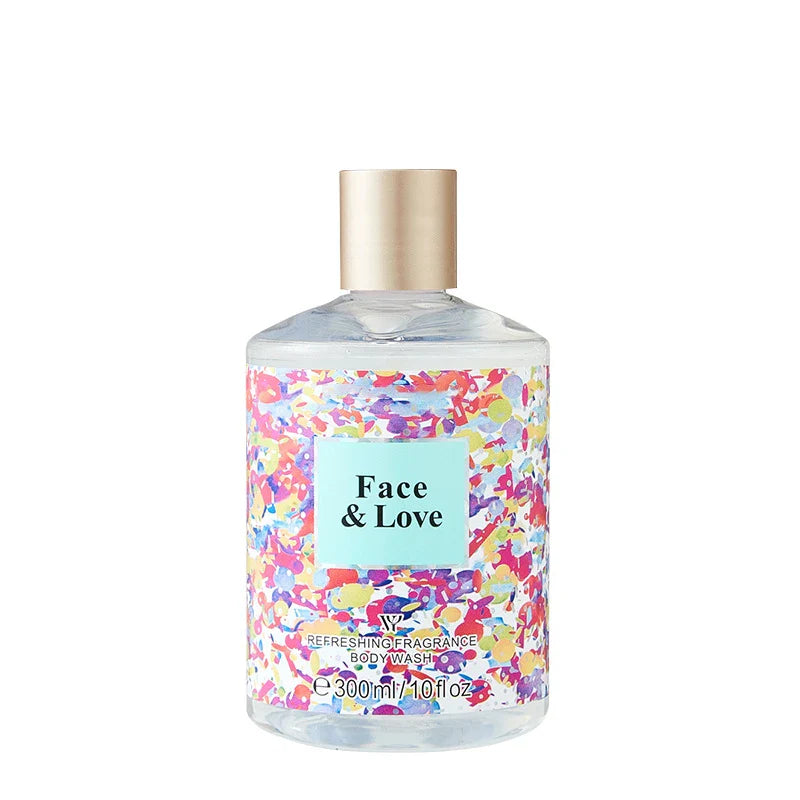 LYRZIX CAKE CONFETTI Vanilla Cotton Candy Body Wash 300ml front bottle for daily shower routines