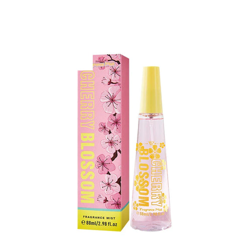 LYRZIX CHERRY BLOSSOM Pear Jasmine Body Mist 88ml front bottle for daily wear and gifting