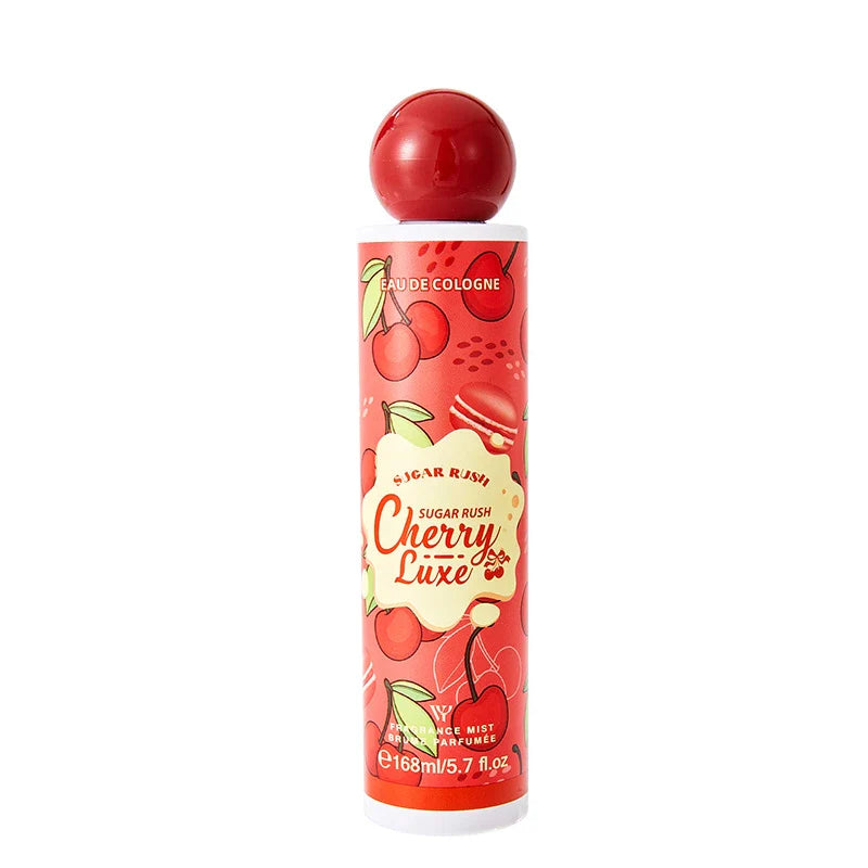 LYRZIX CHERRY LUXE Cherry Tonka Body Mist 168ml front bottle for daily fragrance routines