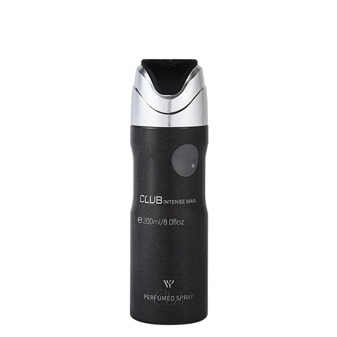 LYRZIX CLUB INTENSE Bergamot Blackcurrant Body Mist front bottle for daily fragrance routines