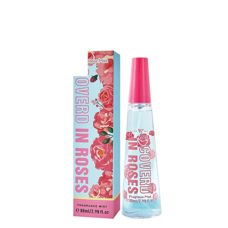 LYRZIX COVERD IN ROSES Lemon Rose Body Mist 88ml front bottle for daily wear and gifting