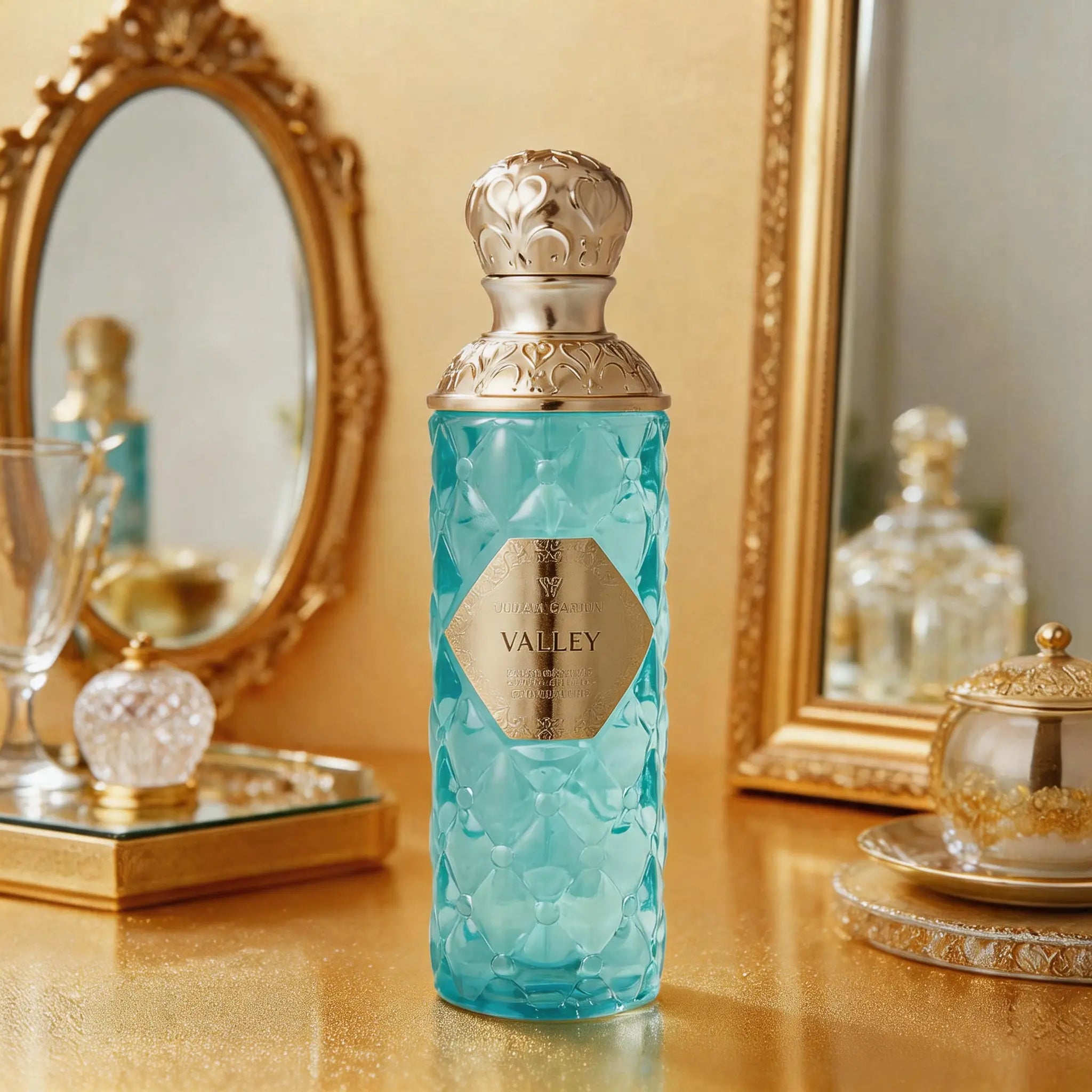 LYRZIX Dream Garden ROUGE Saffron Jasmine Amber Perfume 200ml front bottle for daily wear and gifting