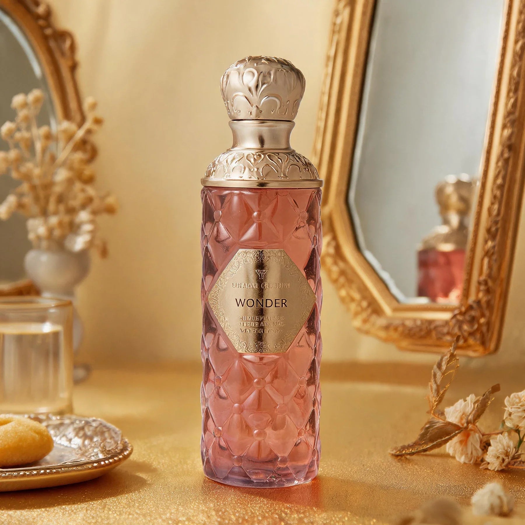 LYRZIX Dream Garden VALLEY Citrus Tea & Ginger Perfume 200ml front bottle for summer travel touch-ups
