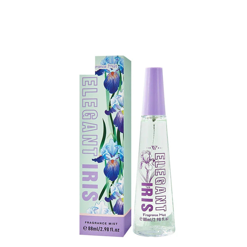 LYRZIX ELEGANT IRIS Citrus Freesia Violet Body Mist 88ml front bottle for summer travel touch-ups