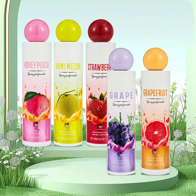 LYRZIX GRAPE Blackcurrant Fig Body Mist 168ml shown in a matching fragrance variant lineup
