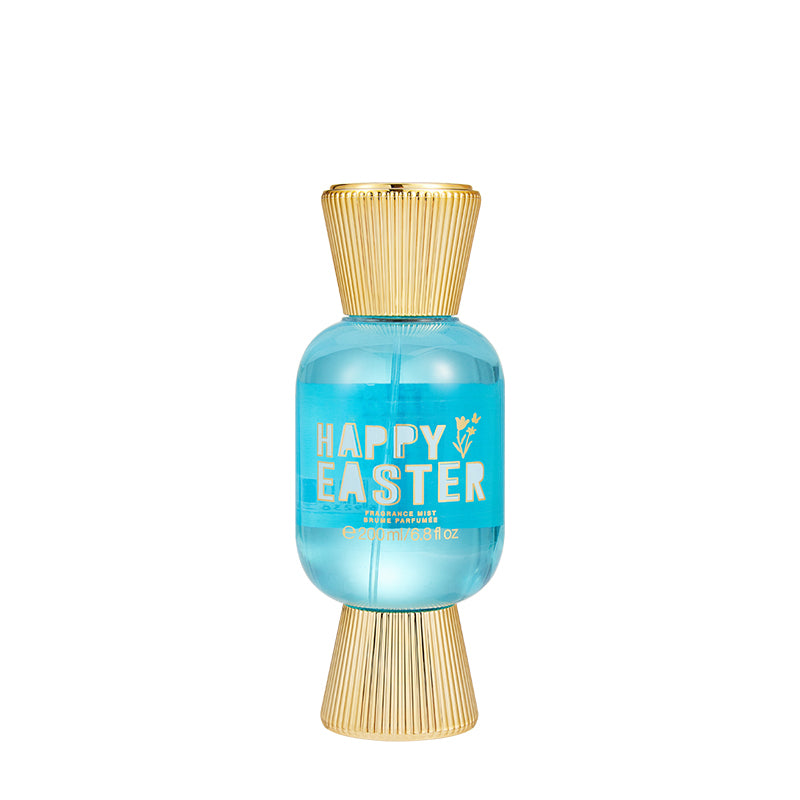 LYRZIX HAPPY EASTER 200ml fragrance mist with raspberry and hibiscus notes for a fruity floral spring scent