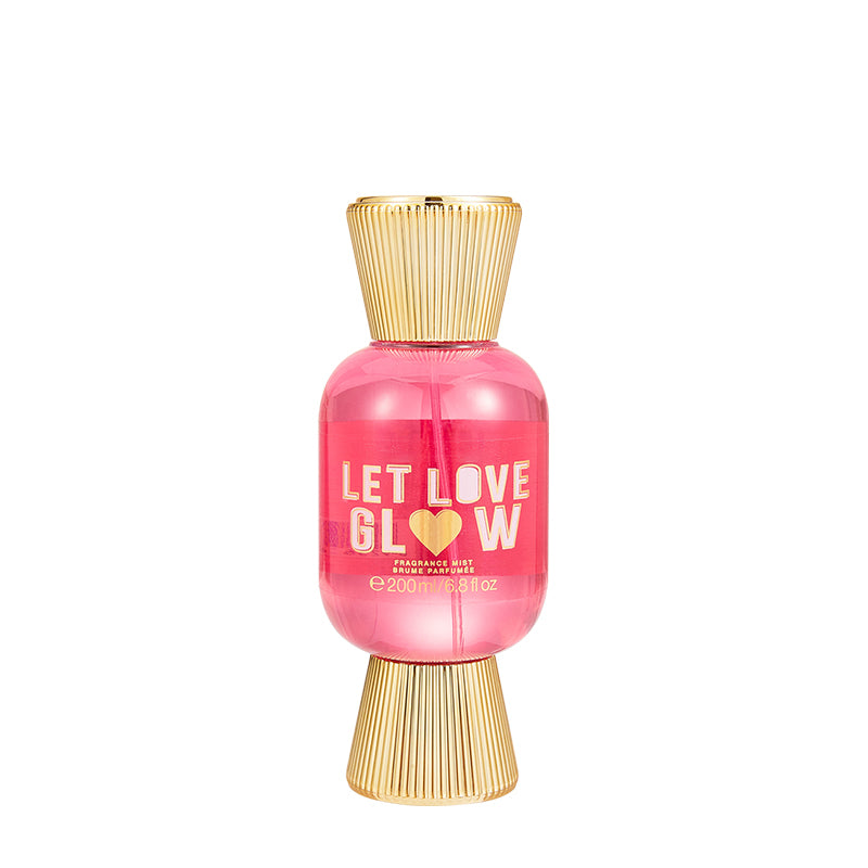 LYRZIX LET LOVE GLOW 200ml body mist with citrus blossom and passionflower notes for a bright fresh daily fragrance