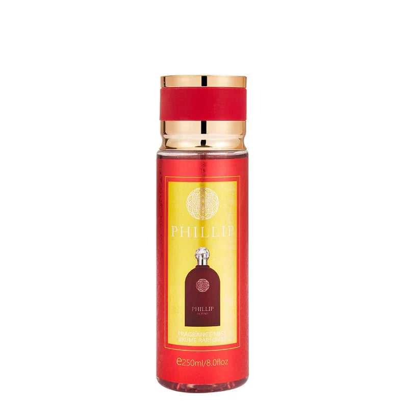 LYRZIX PHILLIP Apple Lychee Caramel Body Mist 250ml front bottle for fragrance layering
