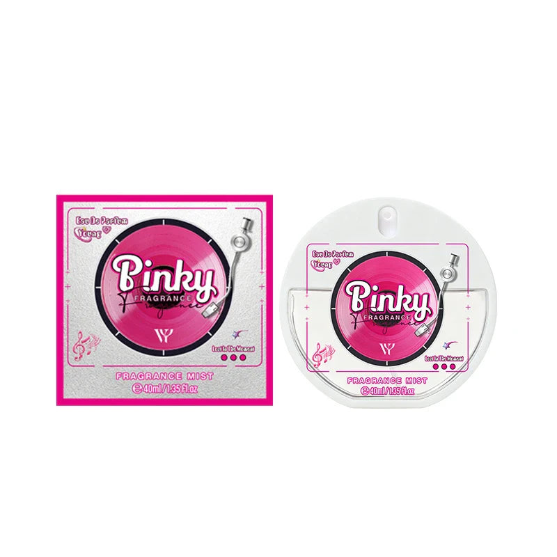 LYRZIX PINKY Spiced Floral Vanilla Perfume 40ml front bottle for fragrance layering