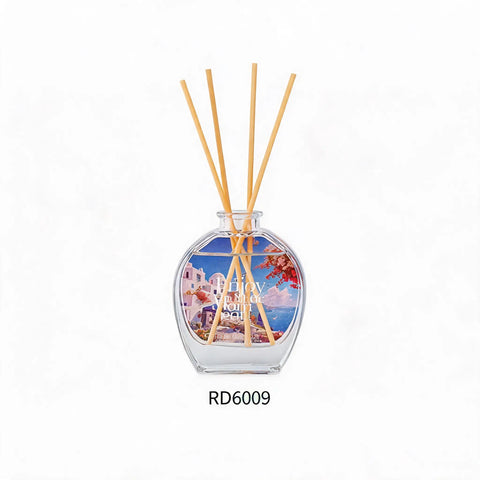 LYRZIX ENJOY THE MOMENT 100ml reed diffuser with nutmeg, cedarwood, incense and amber fragrance notes