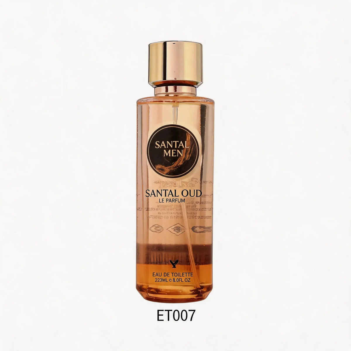 LYRZIX SANTAL OUD Spiced Vanilla Sandalwood Body Mist 230ml front bottle for fragrance layering