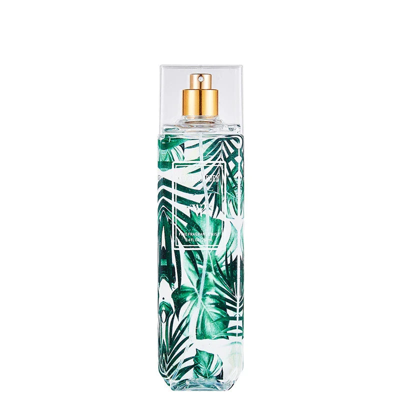 LYRZIX SECRET GARDEN Coconut Tiare Body Mist 250ml front bottle for summer travel touch-ups