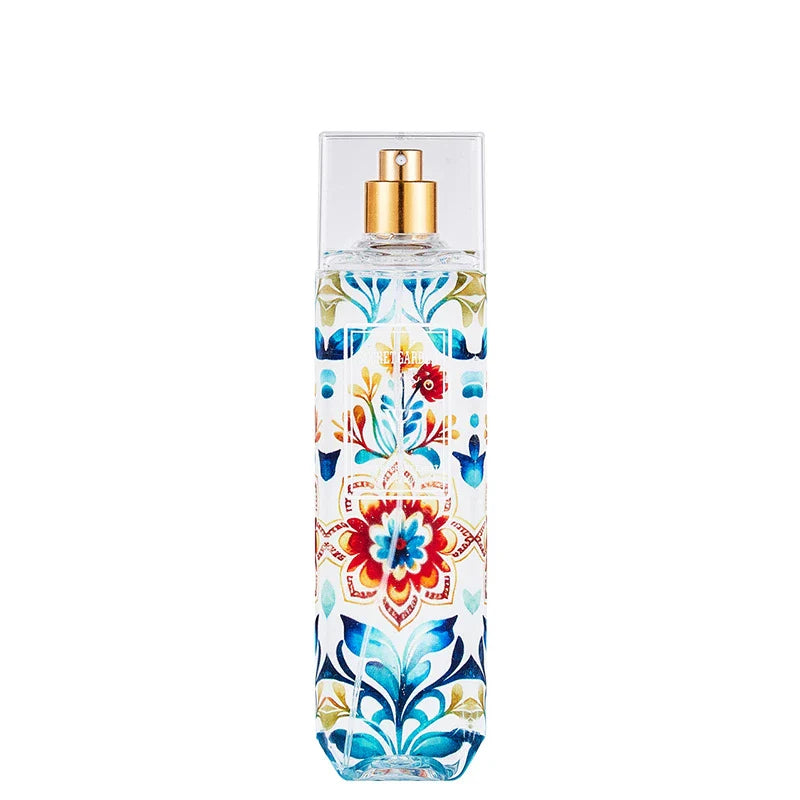 LYRZIX SECRET GARDEN Peach Hibiscus Body Mist 250ml front bottle for daily fragrance routines