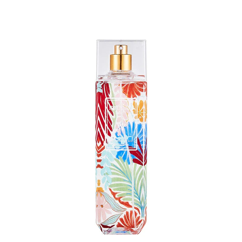 LYRZIX SECRET GARDEN Vanilla Apricot Wood Body Mist 250ml front bottle for fragrance layering