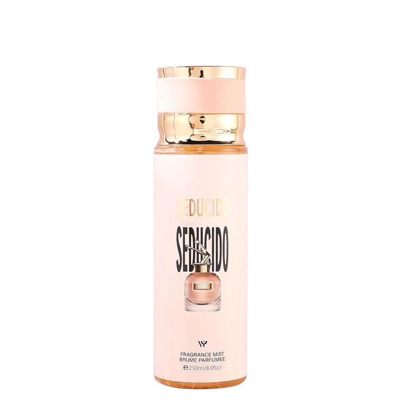 LYRZIX SEDUCIDO Blood Orange Honey Body Mist 250ml front bottle for daily fragrance routines
