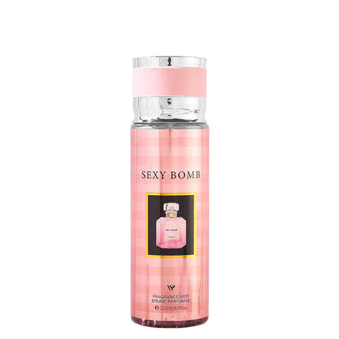 LYRZIX SEXY BOMB Passion Fruit Peony Body Mist 250ml front bottle for daily wear and gifting