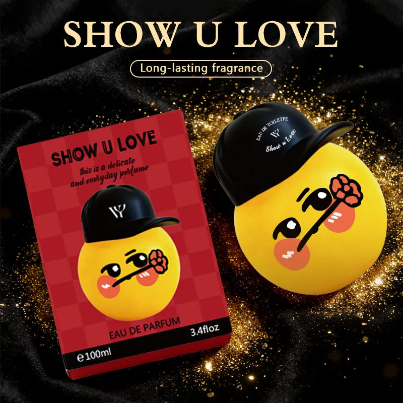 LYRZIX SHOW U LOVE Pear Orange Blossom Vanilla Perfume 100ml front bottle for fragrance layering