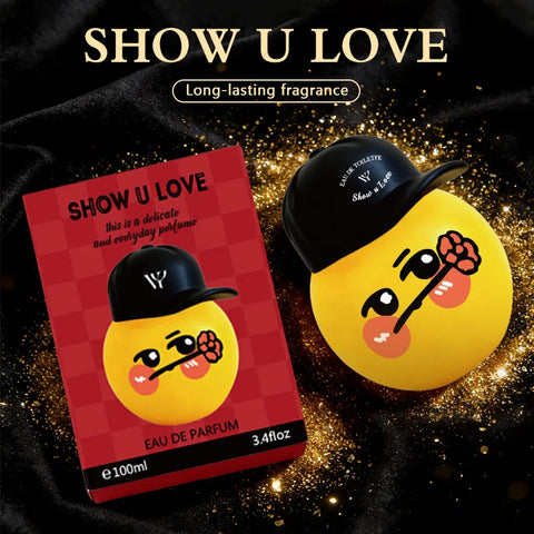 LYRZIX SHOW U LOVE Pear Orange Blossom Vanilla Perfume 100ml front bottle for fragrance layering