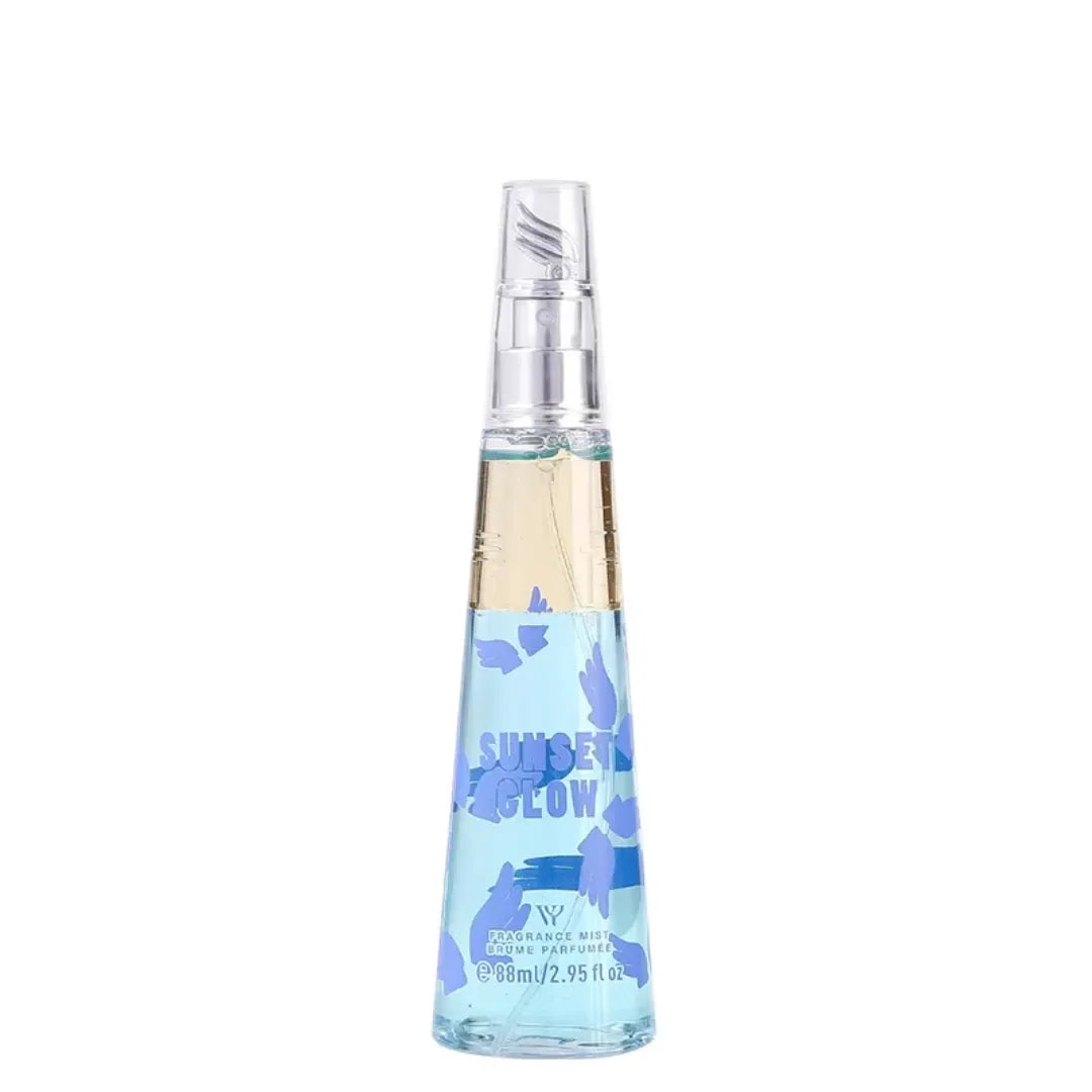 LYRZIX SUNSET GLOW Orchid Red Mandarin Body Mist 88ml front bottle for daily wear and gifting