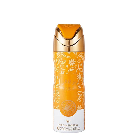 LYRZIX YARA Mango Coconut Body Mist 200ml front bottle for summer travel touch-ups
