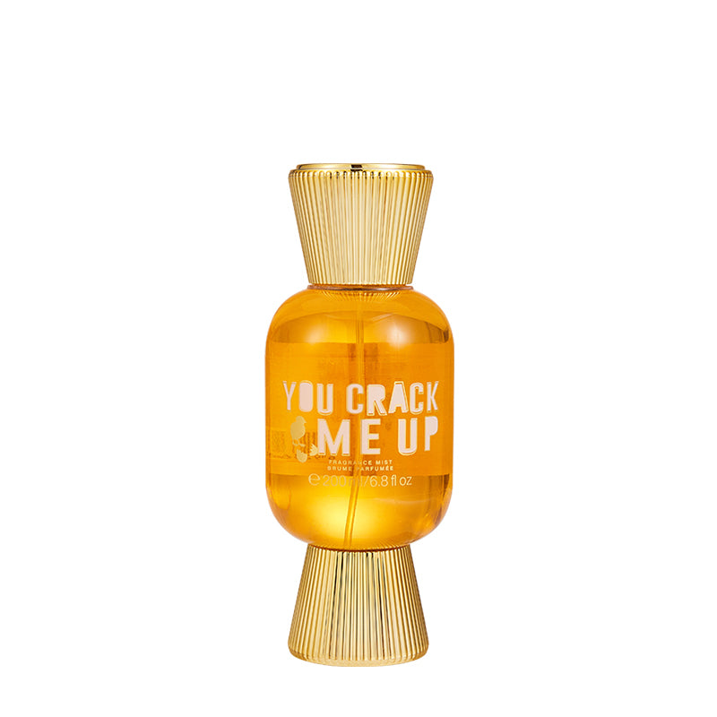 LYRZIX YOU CRACK ME UP 200ml fragrance mist with pear and freesia notes for a fresh playful daily scent